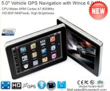 Hot Sale Portable Handheld 5.0 Inch Car GPS Navigation System with Wince 6.0 Cortex A7 Dual Core 800MHz CPU, Bluetooth Handsfree, FM Transmitter Sat Nav G-5003