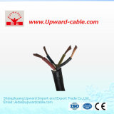 4 Core Solid Power Cable VV, Vlv PVC Cable 4X6mm2 Low Voltage