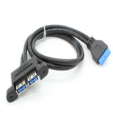 Motherboard 20pin to USB 3.0 Adapter with 2 Port