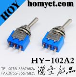 3 Pin Push Button Switch/Rocker Switch with Blue Color (HY-102A2)