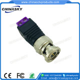 CCTV Male BNC Connector with Purple Screw Terminal (CT120PP)