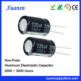 Non Polarised 220UF 100V Electrolytic Capacitor