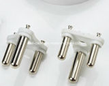 Large South Africa Plug Insert (brass pin connector, SABS standard electrical plug)