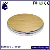 Slim Portable New Bamboo Wireless Charger Smartphone Charging Pad