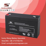 Backup Power Storage Battery 6V 9ah AGM Battery for Security System