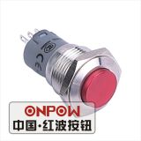 Onpow 16mm Push Button Switch (LAS2GQG-11/R/S, CE, CCC, RoHS, REECH)