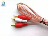 3.5mm Stereo to 2male RCA Cable with Spiral