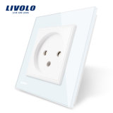 Livolo EU Standard Gray Glass Panel Power Israeli Socket Vl-C7c1il-11