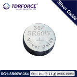 1.55V Silver Oxide Coin Battery Cell with BSCI Certified for Scale (SG1-SR60-364)