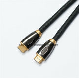 Metal Connector HDMI Cable with Nylon Braid 1.4V