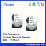 Good 470UF 25V 3000hours Surface Mount Electrolytic Capacitor