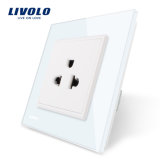 Livolo 80 Type Tempered Glass Frame Us Plug Socket Vl-C7c1us-11/12/13/15