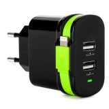 Dual USB Travel Charger with Ce UL Certificate