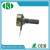 16mm 3 Pin Rotary Linear Potentiometer with Metal Shaft Wh148-1A-3