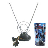 Indoor TV Antenna Rabbit Antenna with Adaptor (ZQ-012B)