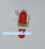 Snap-in Fiber Keystone Insert with St Simplex Adapter (red cap)
