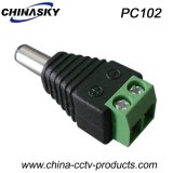 5.5*2.1mm Male DC Jack Power Connector for CCTV Cameras (PC102)