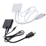 Twisted Pair HDMI to VGA Converter Adapter Cable with Audio 1080P