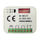 Shenzhen Factory Wireless Receiver 2CH RF Remote Control Relay Multi Frequency RF Receiver DC/AC 9~30V Yet402PC-Mf