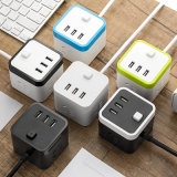 3 Way USB Power Strip 5m Long Wires Line Extension Cube Multi Socket