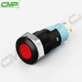 CMP 12mm Small Latching Red Plastic Push Button Switch with LED or Not