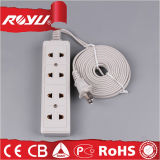 Travel Portable 4 Way Flat Electrical Power Extension Cord