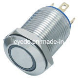 Qn12-C1 4pin Ring LED Momentary Push Button Switch