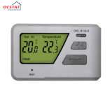 Green LCD Display Digital Room Thermostat with 2*AA Size Battery