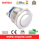 Onpow 19mm Metal Pushbutton Switch (GQ19B-10/N, CCC, CE, RoHS Compliant)
