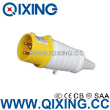 Cee 16A 110V Single Phase PVC Tail Yellow Plug