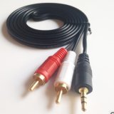 Audio Video Cable RCA Cable 2RCA to 3.5 Stereo (1.1019)