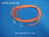Fiber Optic/Optical Patch Cord SC/PC Sx Sm 2.0mm Lszh 1m