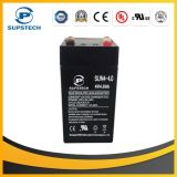 AGM Sealed Lead Acid Rechargeable Battery 4V 4ah Battery for Alarm System