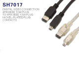 IEEE1394 Firewire Cable 4 pin to 6 pin (SH7017)
