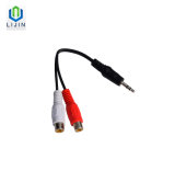 2RCA Female to 3.5mm Cable
