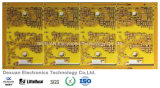 Single-Sided Printed Circuit Board PCB with Yellow Solder Mask OSP