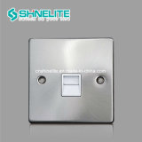 Stainless Steel Panel 1 Gang Telephone Socket with Ce