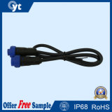 Certified 3 Pin IP68 Waterproof Male Female Connector with Black Cable for LED Lighting