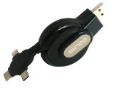Retractable USB Cable Reel Charger