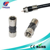 RG6 Rg11 Compression RF F Cable Connector for Coaxial Cable