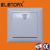 1gang 1way Wall Switch with Light of EU with 10A /Switches and Sockets Type (F6101)