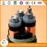 11kv 33kv 3 Core XLPE Insulated Underground Power Cable