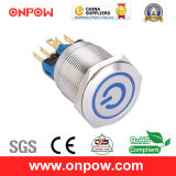 Onpow 22mm Push Button Switch (GQ22-11ET/B/6V/S, CE, CCC, RoHS)