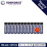 1.5V China Factory Zinc Carbon Battery Wholesale Price (R6-AA 12PCS)