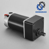 Right Angle Small Orthogonal Spiral Bevel Gear DC Motor 60W_C
