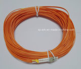 Fiber Patch Cord for LC-LC Duplex Om2 Orange Cable (25m)