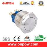Onpow 25mm Metal Push Button Switch (GQ25-11/S, CE, RoHS Compliant)