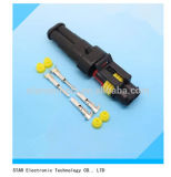 Waterproof Auto 6 Pin Tyco AMP Male Female Connector