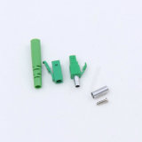 LC/APC Simplex 3.0mm Fiber Optic Kits Connector with Green Boot
