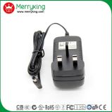 Wholesale Logo Printed 12V 3A Wallmount Type Ce BS GS AC/DC Power Adapters with UK Plug